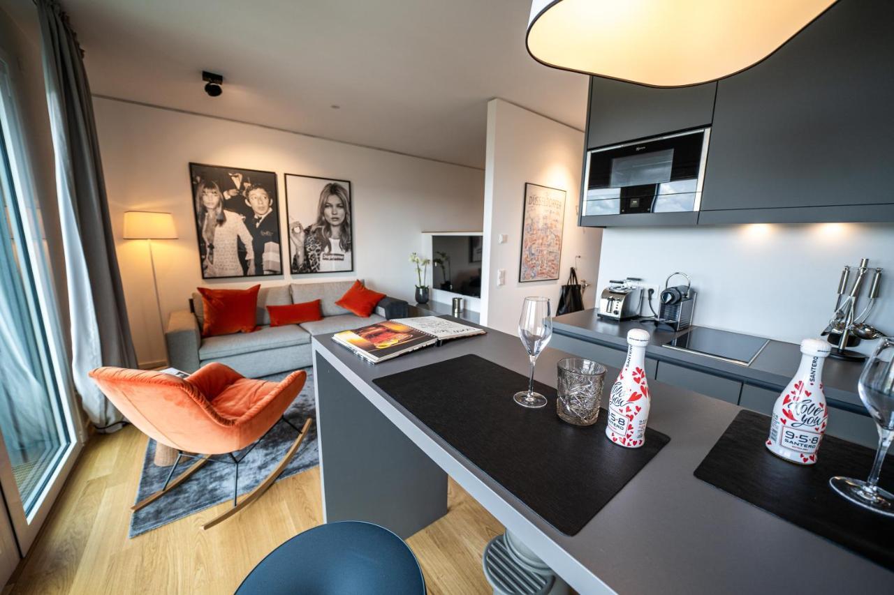 Luxury Apartments Duesseldorf Bagian luar foto